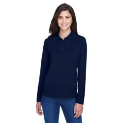 Women's Pinnacle Performance Long Sleeve Piqué Polo Thumbnail