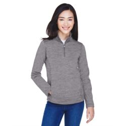 Women's Newbury Mélange Fleece Quarter-Zip Pullover Thumbnail