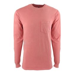 Unisex Inspired Dye Long Sleeve Pocket T-Shirt Thumbnail