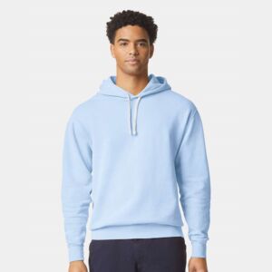 Unisex Garment-Dyed Lightweight Fleece Hooded Sweatshirt Thumbnail