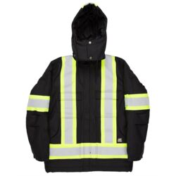 Tall Safety Striped Arctic Insulated Chore Coat Thumbnail