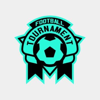 Tournament Football logo template Thumbnail
