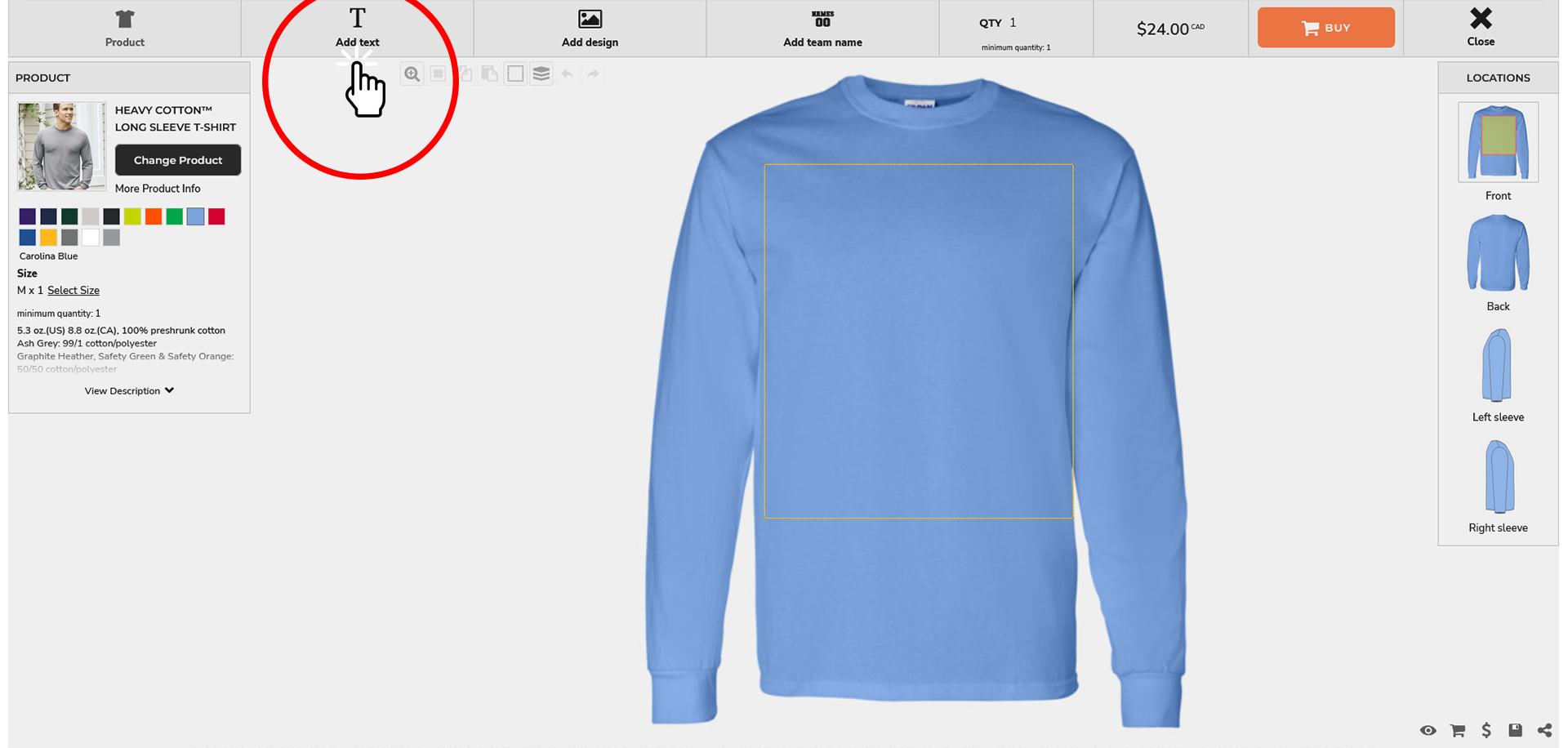 step 4 to select fonts