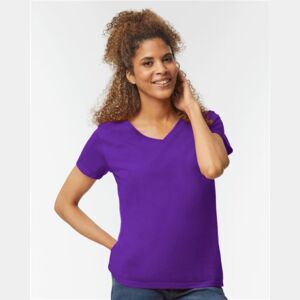 Heavy Cotton Women’s V-Neck T-Shirt Thumbnail