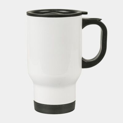 14oz Coyote Travel Stainless Steel Mug Thumbnail