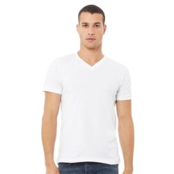 Unisex Lightweight Cotton Jersey V-Neck Tee Thumbnail
