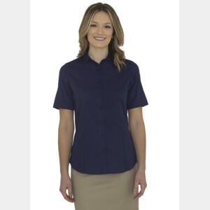 COAL HARBOUR Everyday Short Sleeve Woven Ladies' Button Down Shirt Thumbnail