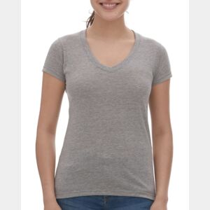 Women's Fine Blend V-Neck T-Shirt Thumbnail