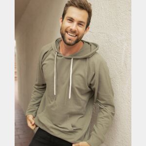 Icon Unisex Lightweight Loopback Terry Hooded Blend Sweatshirt Thumbnail