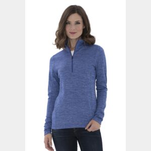 The Authentic T-Shirt Company L2022 ATC Dynamic Heather Fleece 1/2 Zip Ladies' Sweatshirt Thumbnail