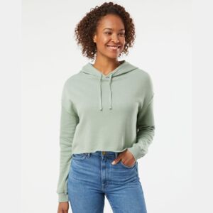 Women’s Lightweight Crop Hooded Sweatshirt Thumbnail