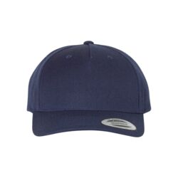 Premium Five-Panel Curved Visor Snapback Cap Thumbnail