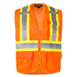Terra® Hi-Vis Polyester Safety Vest with Zipper - CSA Class 2 Level 2 Thumbnail
