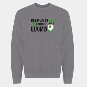 Keep Calm & Get Lucky Crew (Unisex) Thumbnail