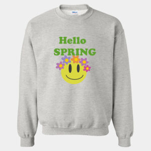 Hello Spring Smiley Crew (Unisex) Thumbnail