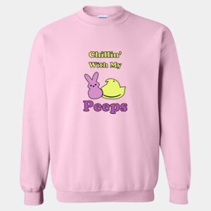 Chillin' With My Peeps Crew (Unisex) Thumbnail