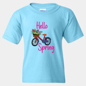 Hello Spring Bike Tee (Youth) Thumbnail