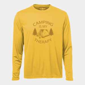 Camping Therapy Active Dry Long Sleeve (Unisex) Thumbnail