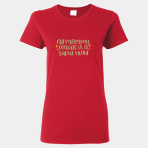 Mommy Wants A Silent Night Tee (Women's) Thumbnail