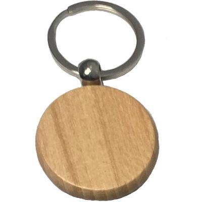 keychain2 - Circle Wooden Keychain Thumbnail