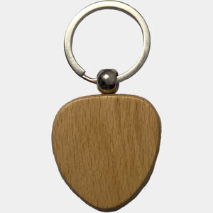 keychain2 - Almond Wooden Keychain Thumbnail