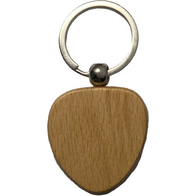 keychain2 - Almond Wooden Keychain Thumbnail