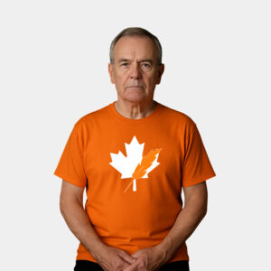 Every Child Matters T-Shirt – Maple Leaf & Feather Design | Orange Shirt Day Truth & Reconciliation Tee Thumbnail