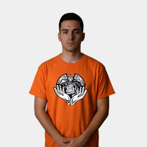 Every Child Matters T-Shirt – Eagle & Hands Design | Orange Shirt Day Indigenous Awareness Tee Thumbnail