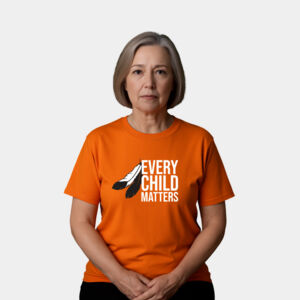 Orange Shirt Day T-Shirt – Every Child Matters Design with Feather | Indigenous Awareness Tee Thumbnail