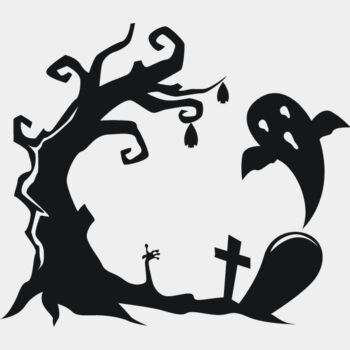 Spooky Scene Border (0921) Thumbnail