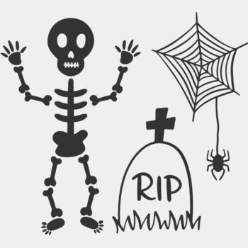 Skeleton Web Grave (0902) Thumbnail