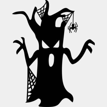Spooky Tree With Face (0887) Thumbnail