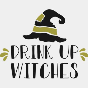 Drink Up Witches Hat (0806) Thumbnail