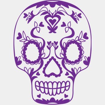 Sugar Skull Floral (0877) Thumbnail