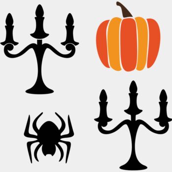 Candle Pumpkins Spider (0889) Thumbnail