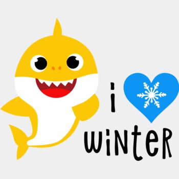 I Love Winter Yellow (0440) Thumbnail