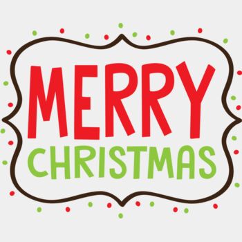Merry Xmas Bold Bordered (0742) Thumbnail
