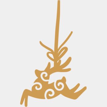 Reindeer Ornament (0535) Thumbnail