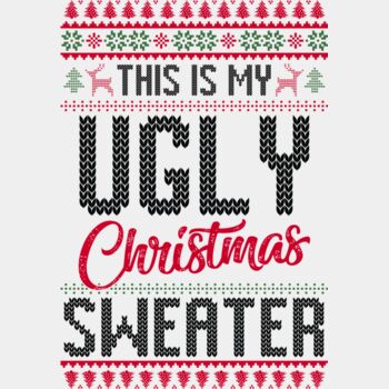 My Ugly Sweater Black Writing (0551) Thumbnail