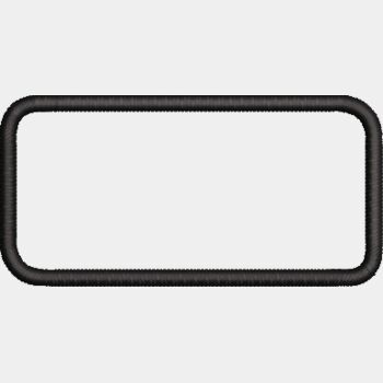 4 x 2 Round Corner Patch (0370) Thumbnail