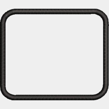 3.5 x 3 Round Corners Patch (0376) Thumbnail