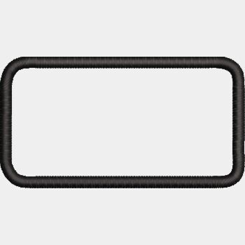 3.5 x 2 Round Corners Patch (0368) Thumbnail