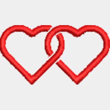 Hearts chain 1.4 inches (0343) Thumbnail