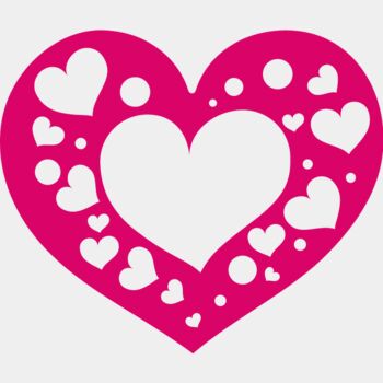 Monogram Heart w/ Hearts (1006) Thumbnail