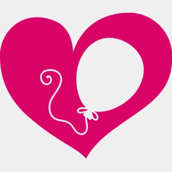 Monogram Heart Balloon (1003) Thumbnail