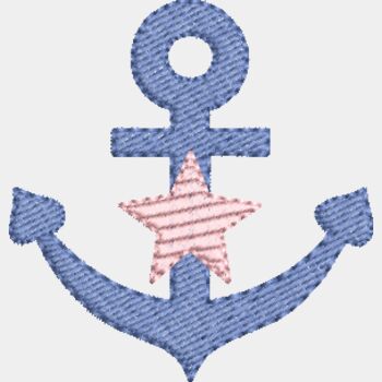Anchor with Star (0271) Thumbnail