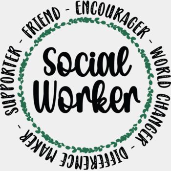 Social workder with phrases Thumbnail