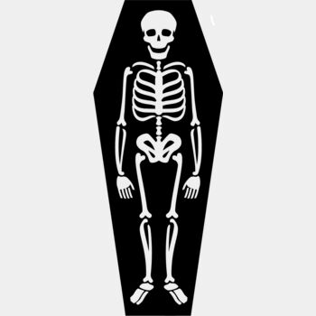 Skeleton in coffin Thumbnail