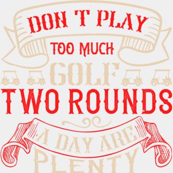Two Rounds A Day Golf Quote Thumbnail