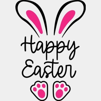 Happy Easter with Bunny Ear Thumbnail